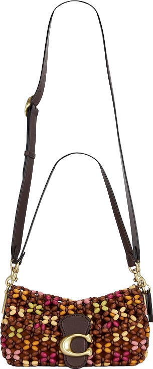 Coach Wooden Beaded Tabby Shoulder Bag 26 - Maple | Editorialist