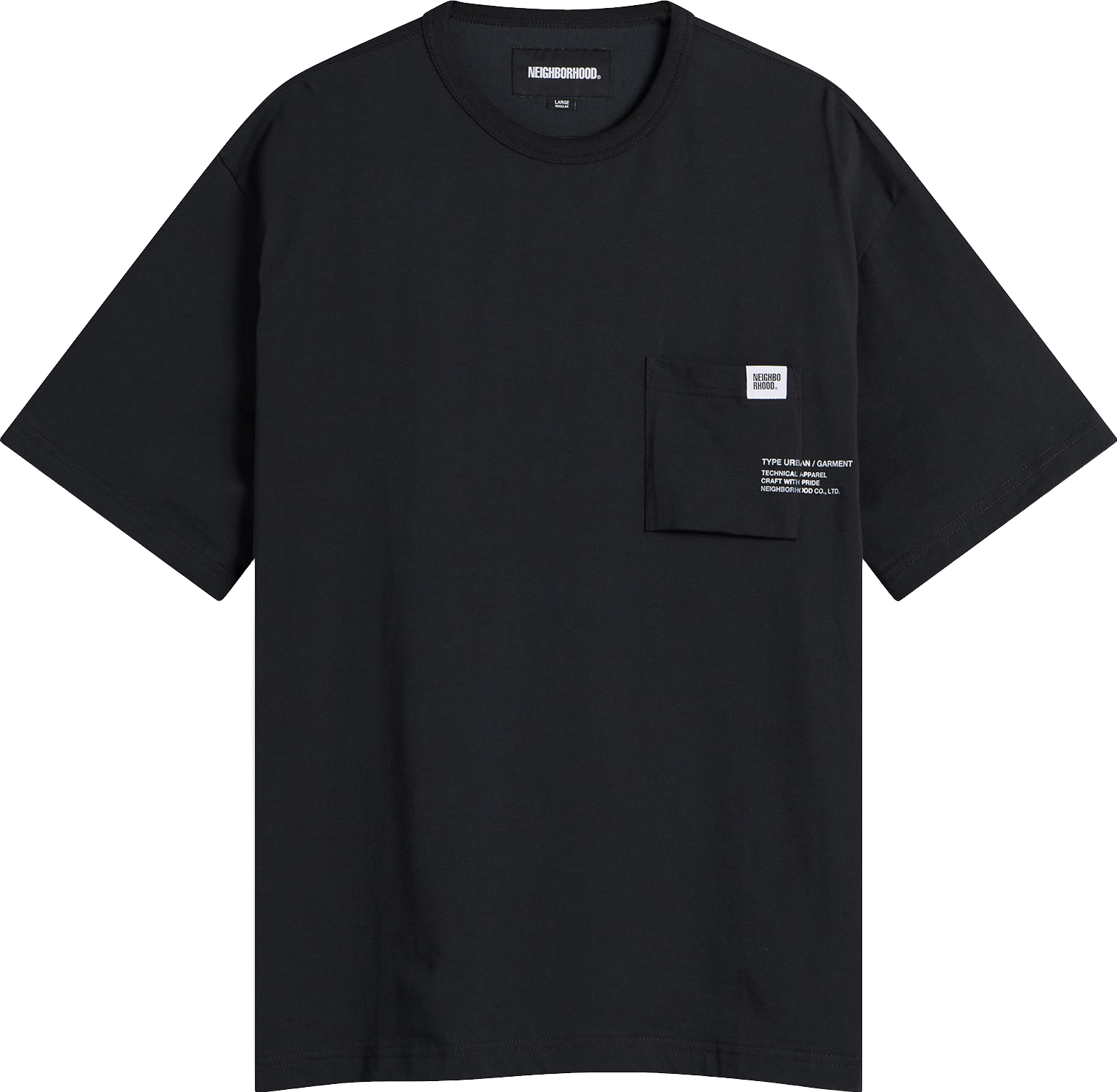 Neighborhood Sheltech Pocket T-Shirt - Black | Editorialist