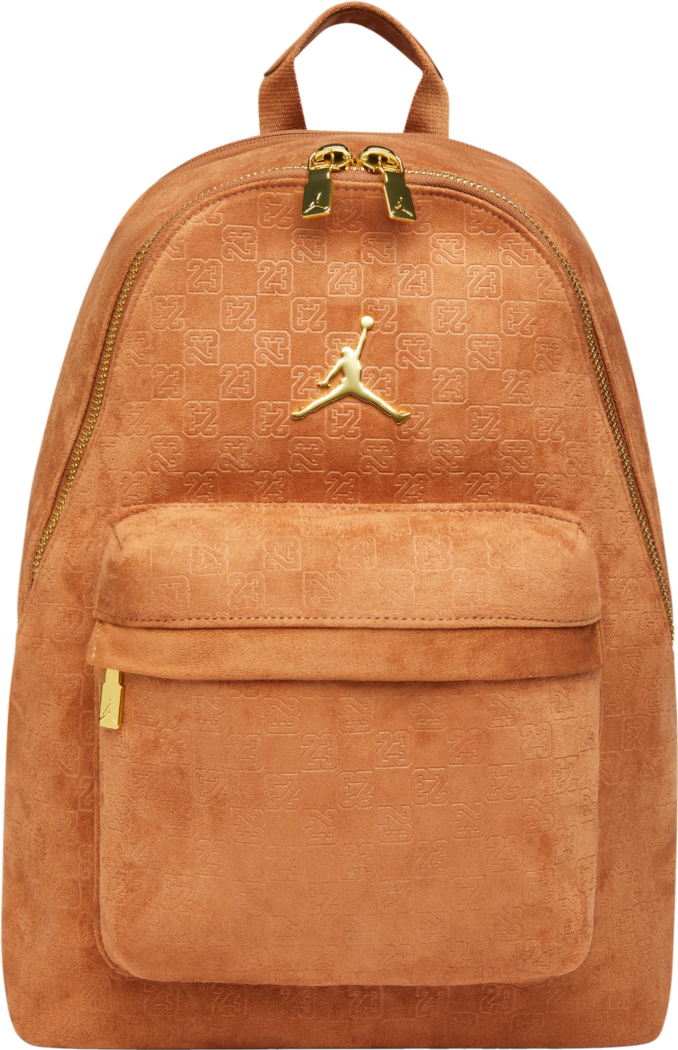 Buy JORDAN Monogram Suede Backpack - Brown At 34% Off | Editorialist