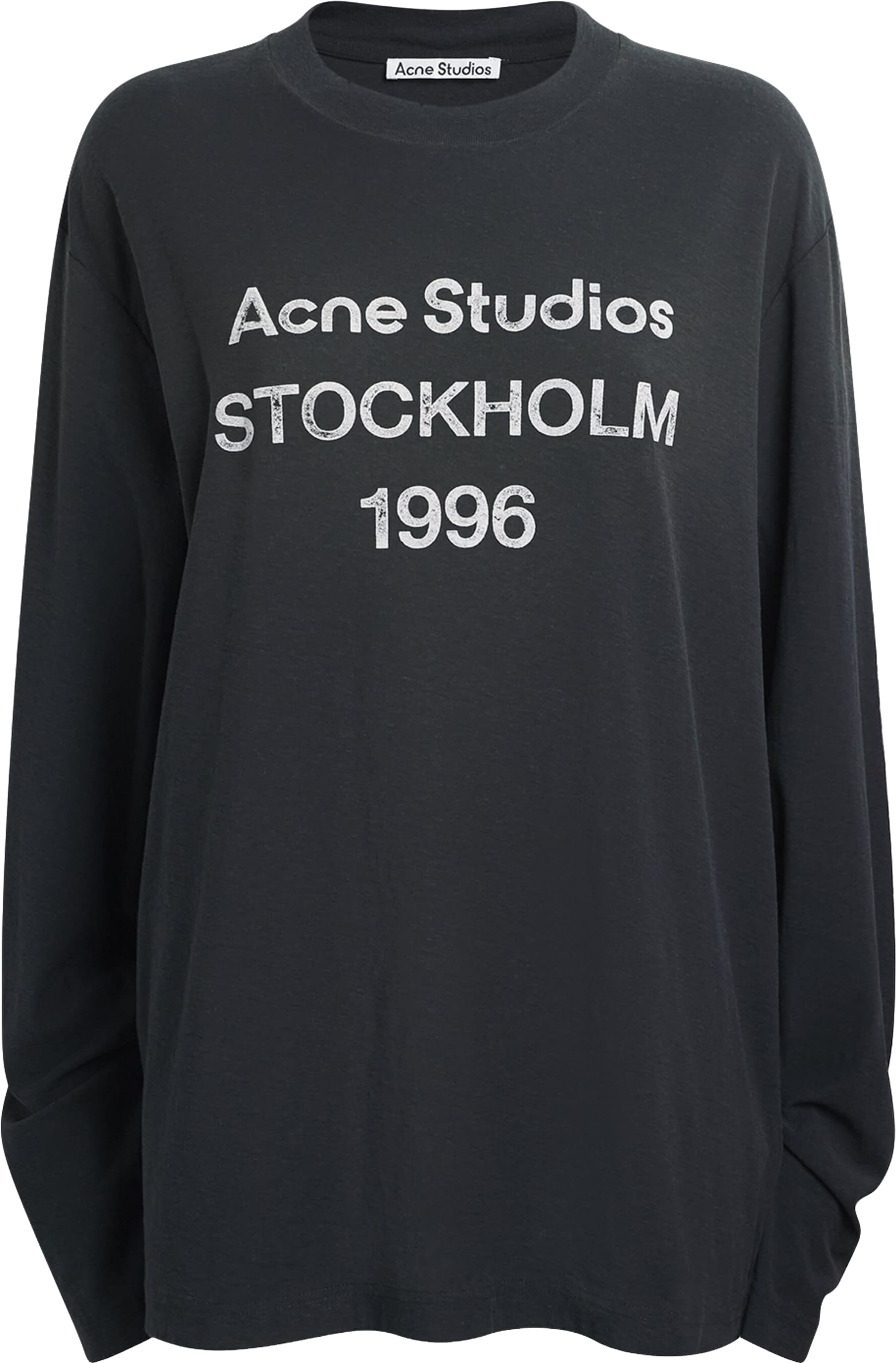 Acne Studios Blurred Logo T-Shirt - Grey | Editorialist