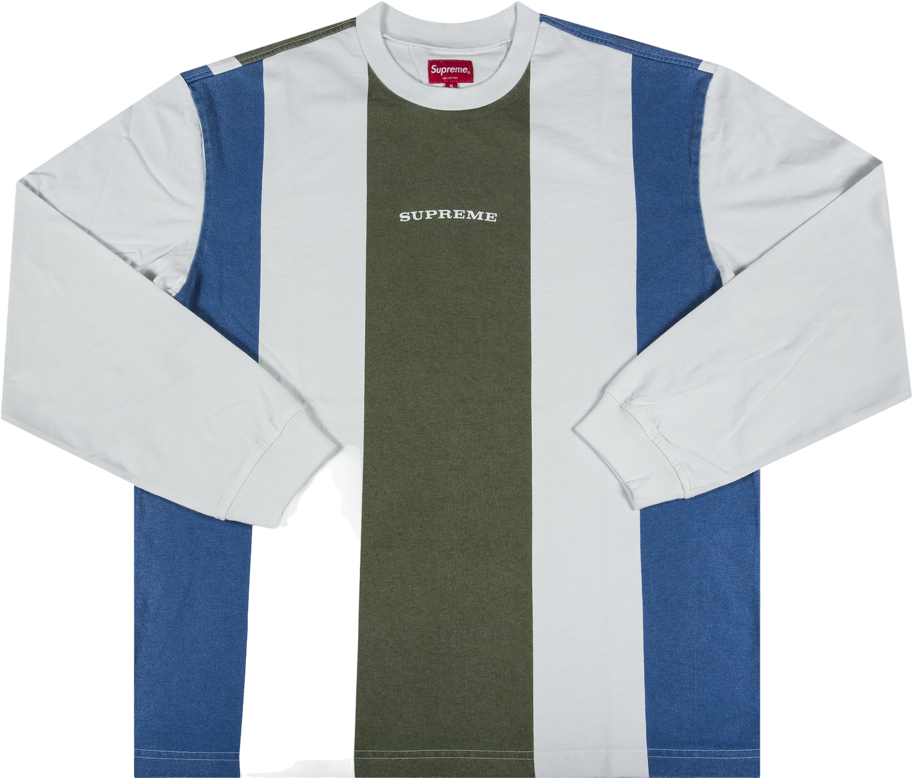 Supreme Stripe Pocket Long-Sleeve Top - Pink | Editorialist