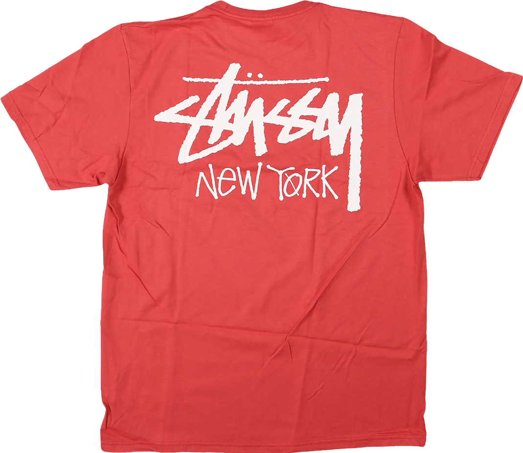 StüSsy Stock New York Tee Shirt - Pepper | Editorialist