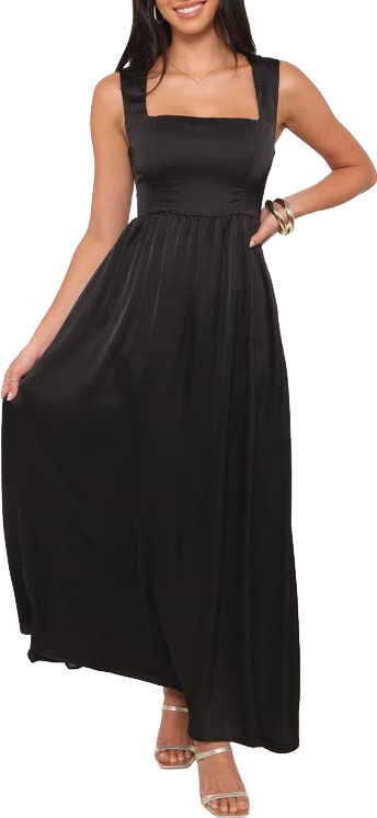 naira pleated maxi dress palm green Petal & Pup - Ladies dresses