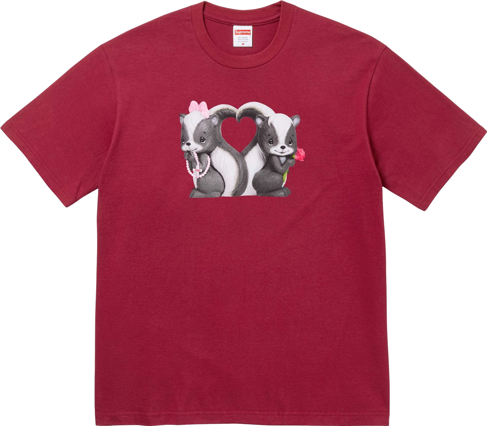 Supreme Skunk Graphic T-Shirt - White | Editorialist