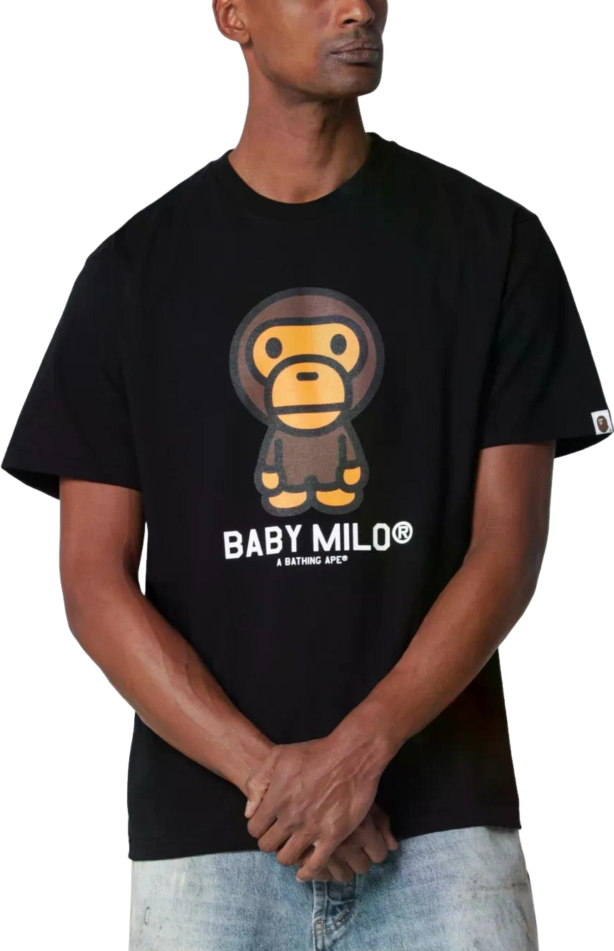 A BATHING APE® Baby Milo T-shirt - Black | Editorialist
