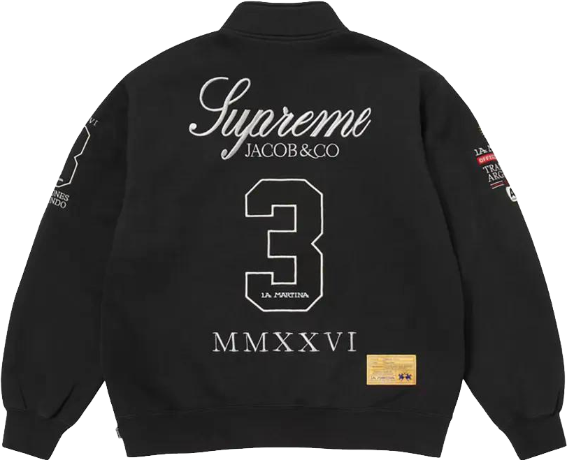 Supreme X La Martina X Jacob & Co Zip-Up Sweatshirt - Blue