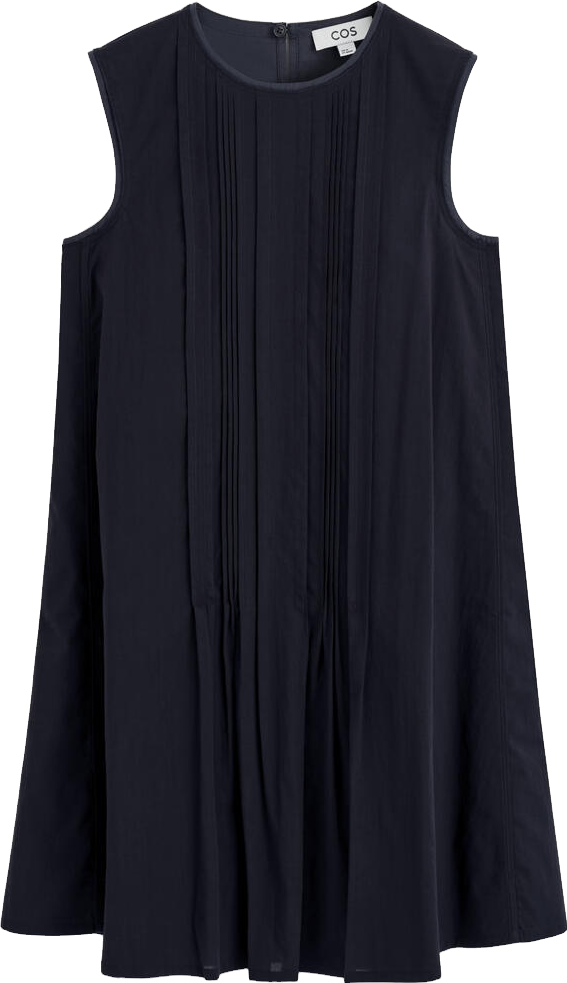 cos layered bandeau midi dress In Blue - 30% Off Womens dresses