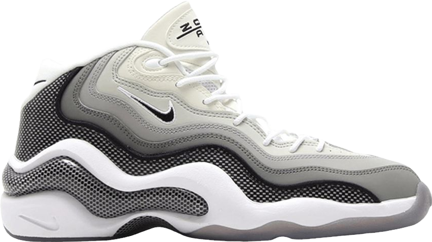 Nike Zoom Flight 95 High Top Sneakers - Grey | Editorialist
