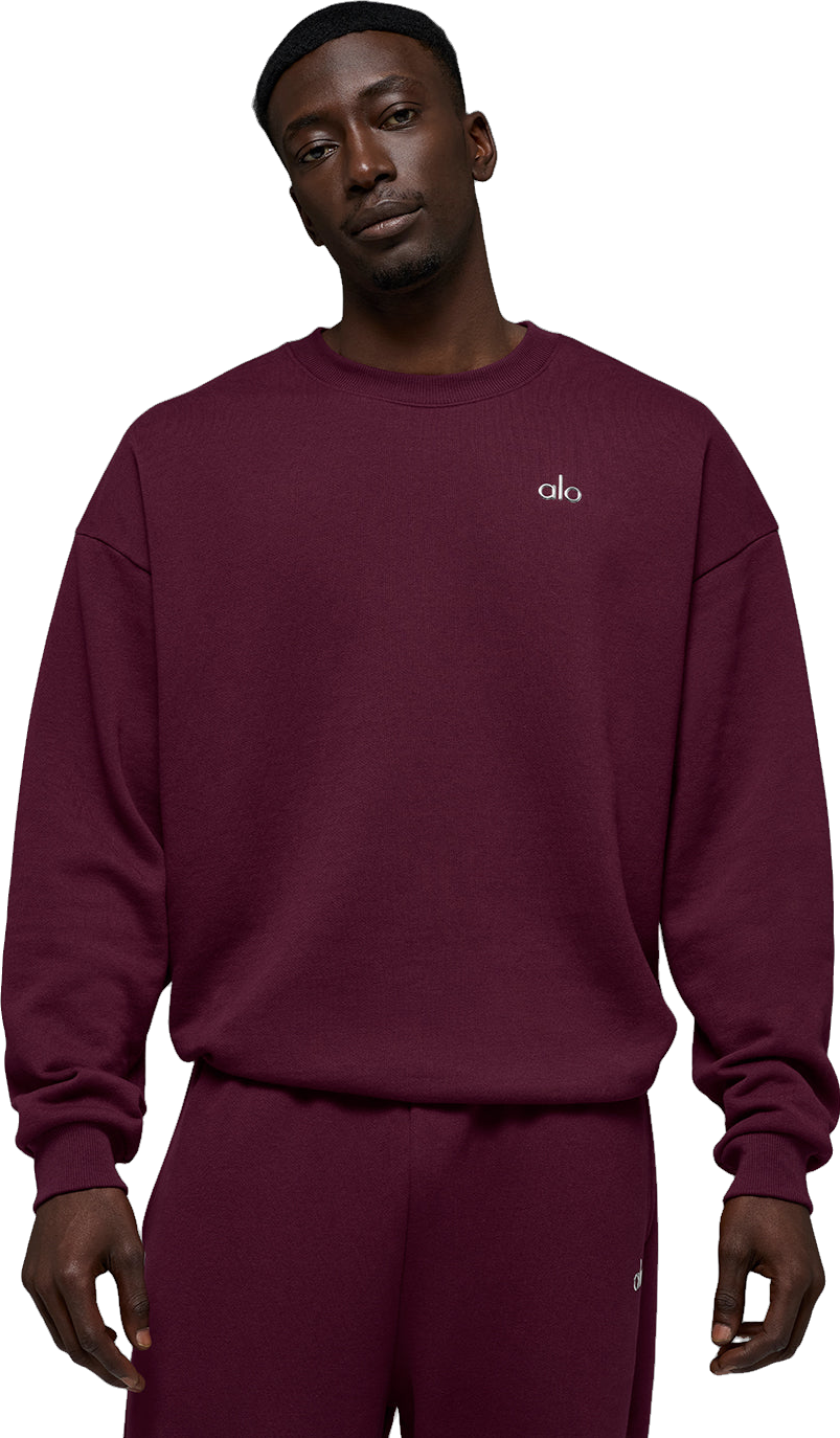 Alo Yoga Accolade Crewneck Pullover - Black | Editorialist