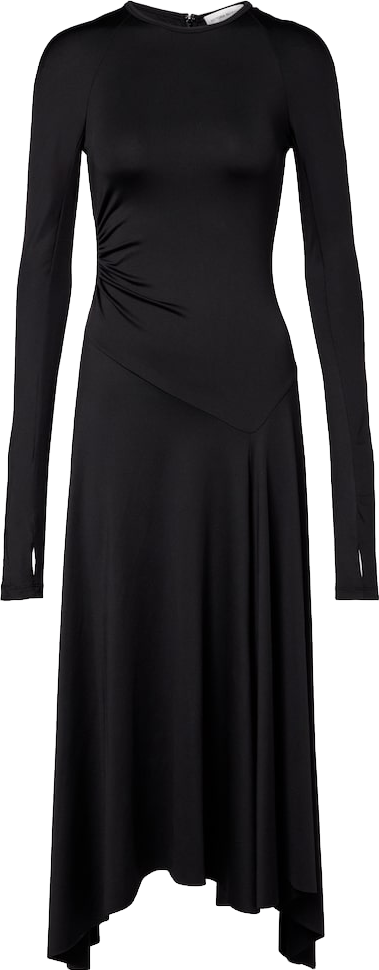 cos asymmetric gathered satin midi dress Buy - Black At 70% Off Finding the right bra