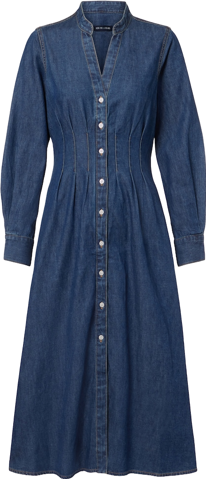 Veronica Beard Jax Denim Shirt Dress In Light Cornflower - 47% Off