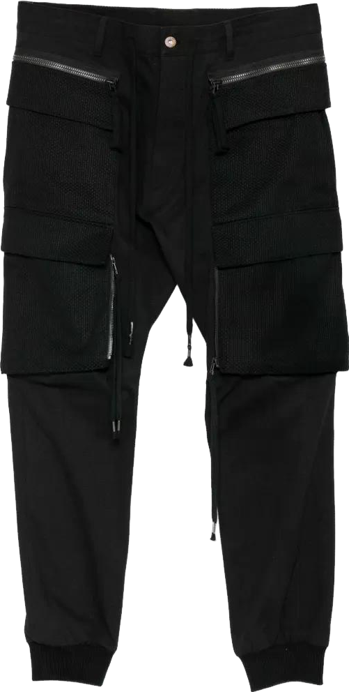 Buy NO/FAITH STUDIOS Heavy Denim Cargo Pants - Black At 21% Off