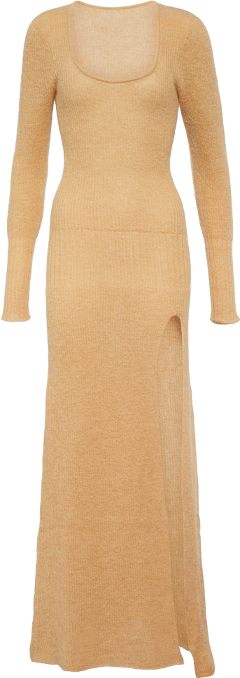 jacquemus dao stretch-knit maxi dress La Robe Gaua Long In Red - 61% Off Trader jacquemus