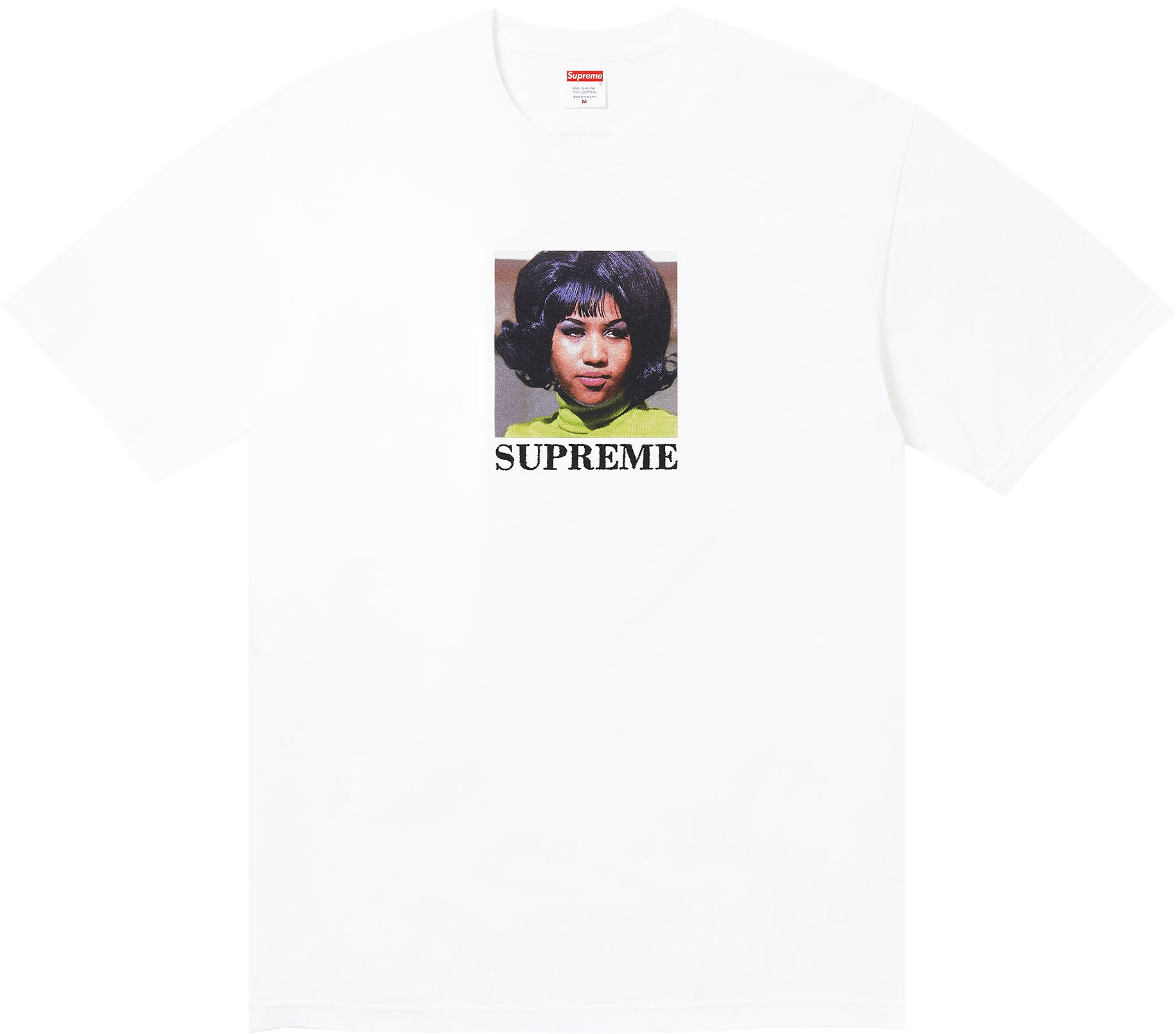 T*e様 Supreme Aretha Franklin Tee ホワイト M Supreme Aretha Franklin Graphic T-Shirt - White | Editorialist