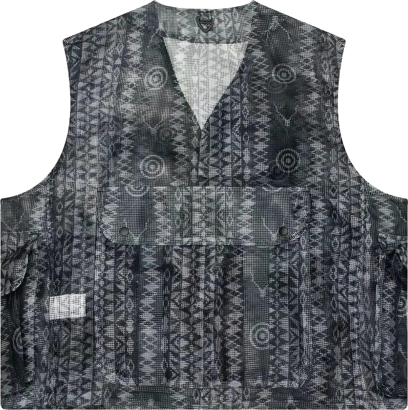South2 West8 Bush Tenkara Mesh Vest - Black | Editorialist