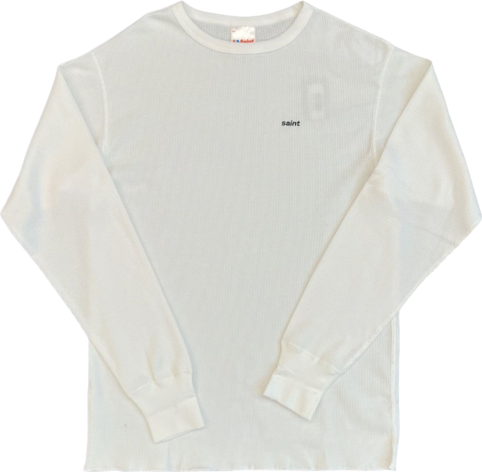 ＜SAINT MICHAEL＞LS TEE/EYEBALL/WHITE Saint Michael Eyeball Long-Sleeve Tee - White | Editorialist