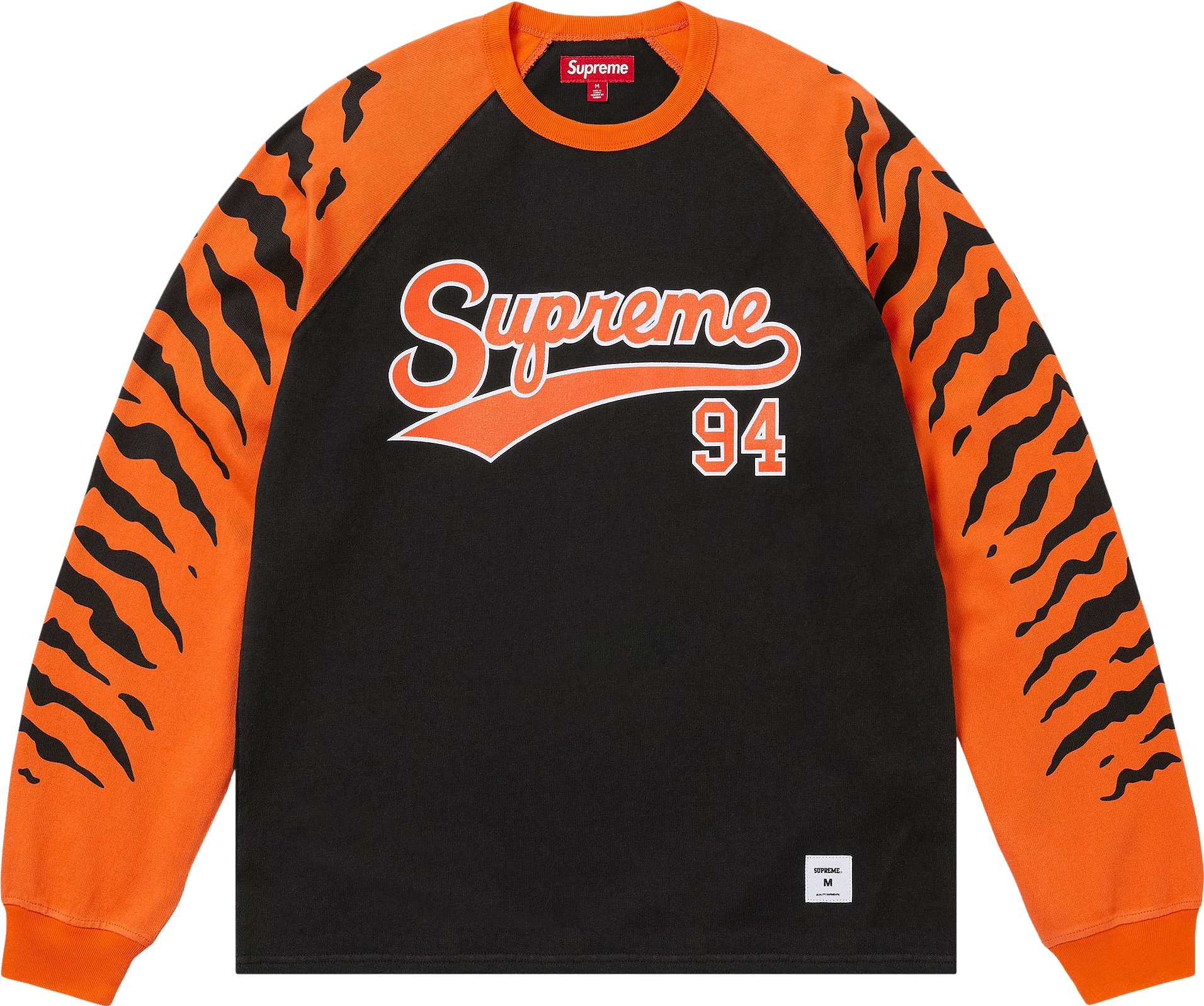 Supreme Demon Raglan Long-Sleeve Top - White | Editorialist