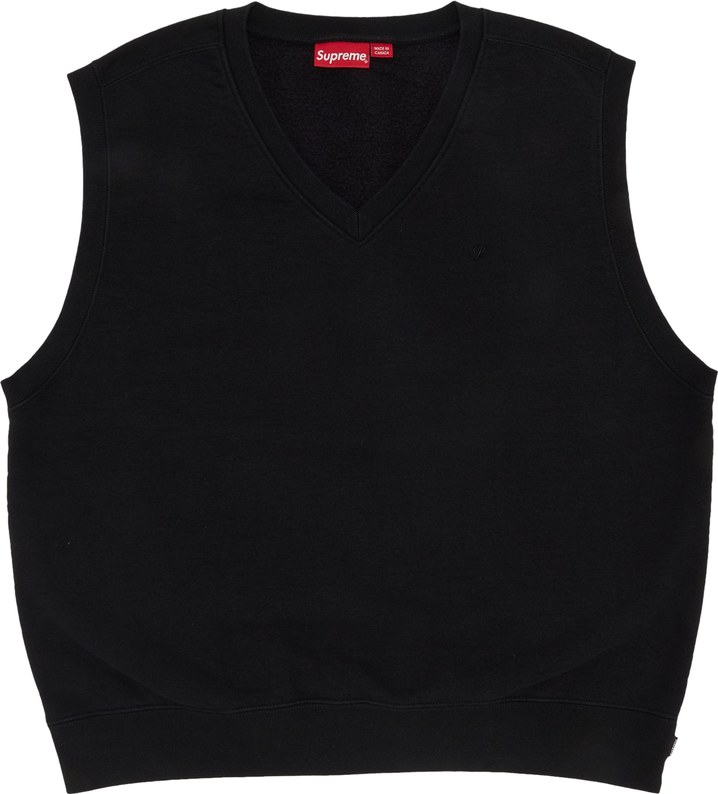 Supreme Brushed Argyle Zip Up Vest - Yellow | Editorialist