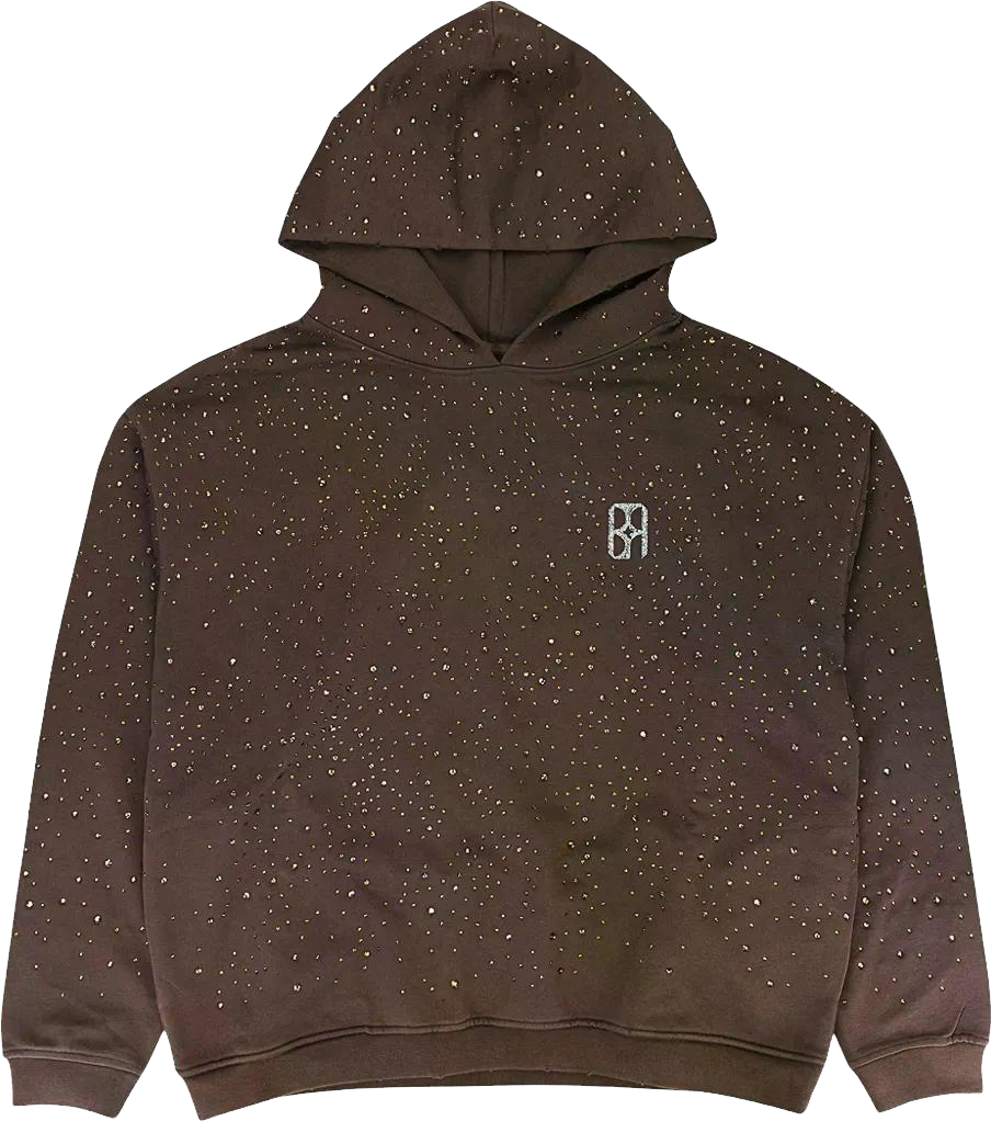 トップス BIRTH OF  CHILD DiamondHoodie BROWN Birth Of Royal Child Starry Sky Diamond Hoodie - Brown | Editorialist