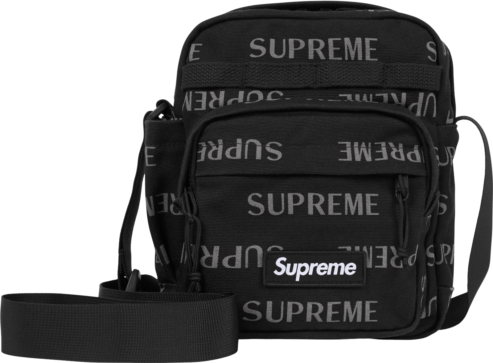 Buy Supreme X Stone Island Printed Camo Shoulder Bag - Black At 18