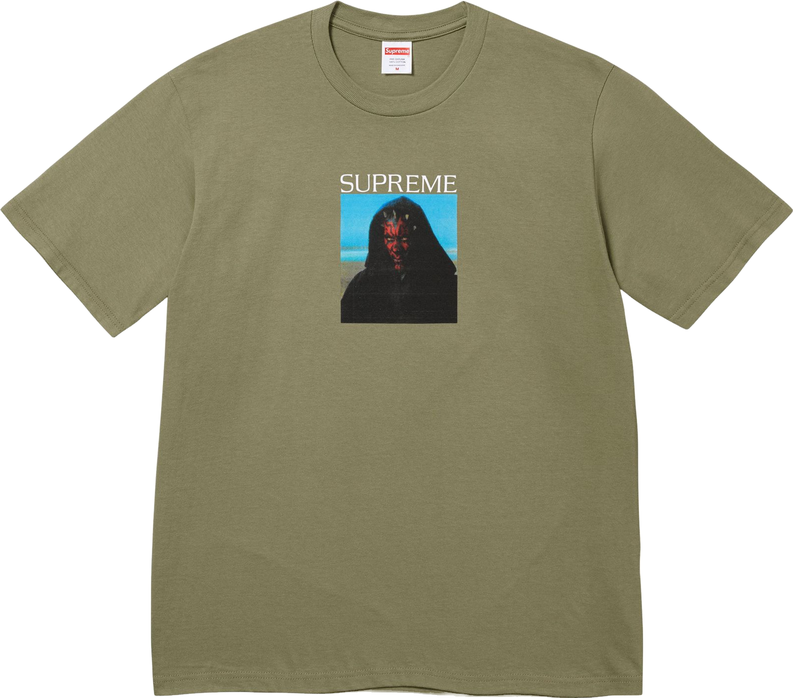 Supreme Classic Logo Tee 'Light Olive - Green | Editorialist