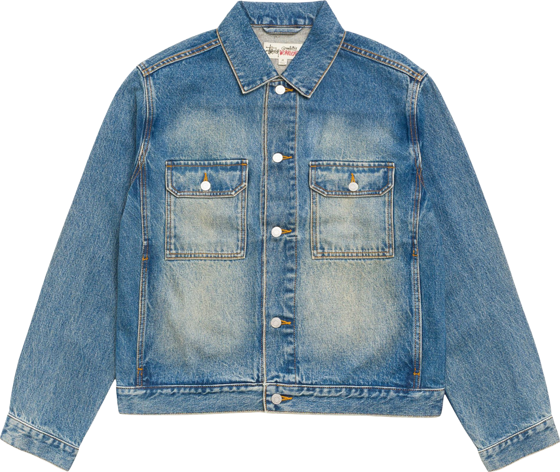 StüSsy Denim Trucker Jacket - Leopard | Editorialist