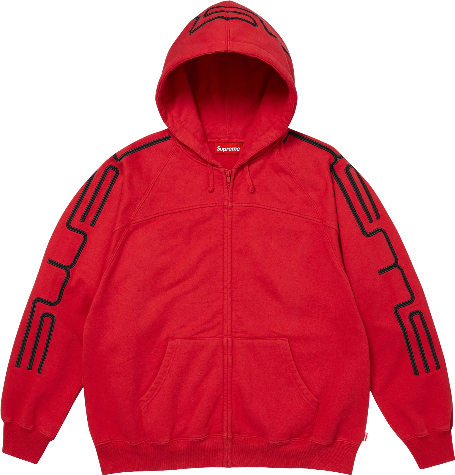 Supreme X Hysteric Glamour Thermal Lined Zip Up Hooded Sweatshirt