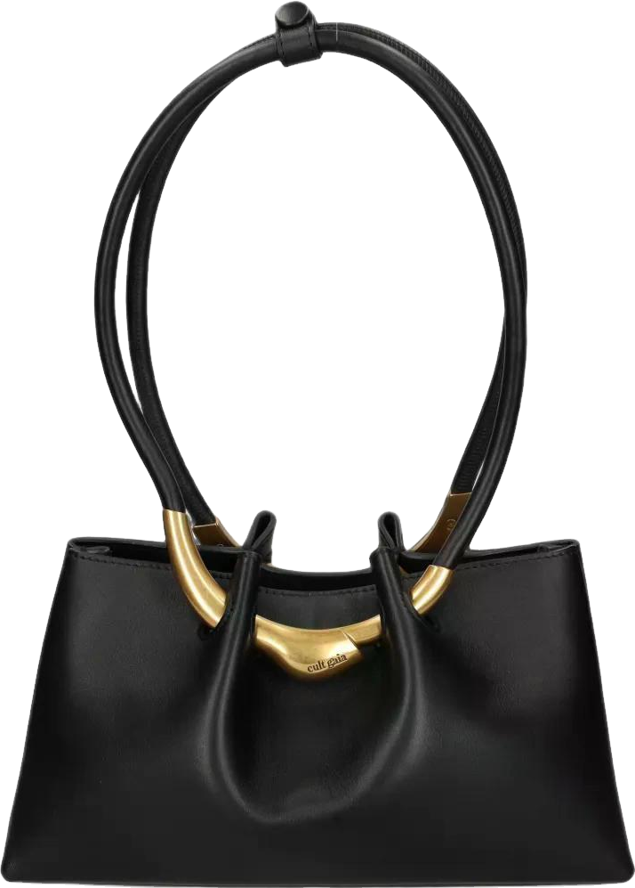 Cult Gaia Asa Shoulder Bag In Print Haircalf - Cheetah | Editorialist