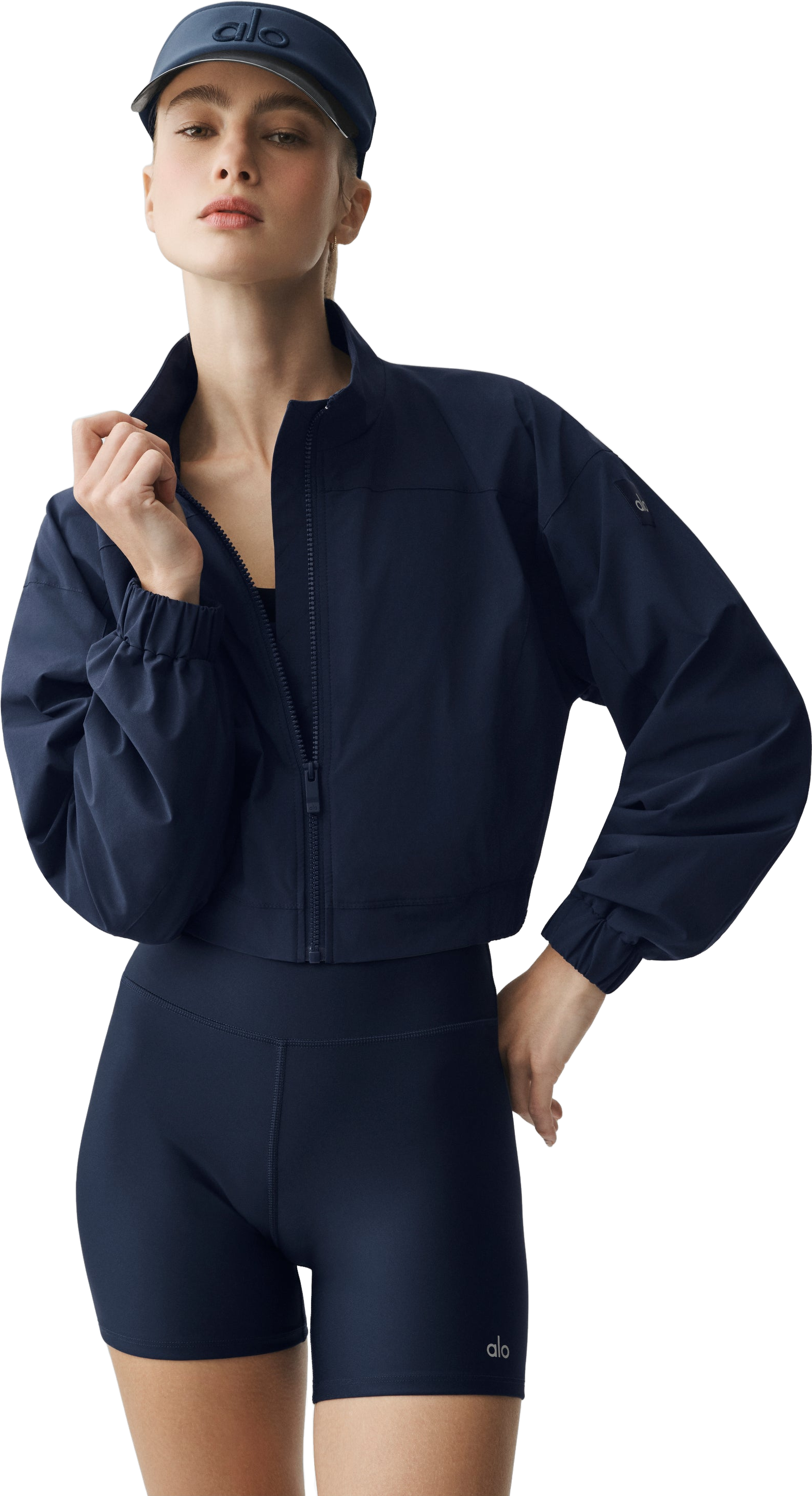 Alo Yoga Clubhouse Jacket - Navy | Editorialist