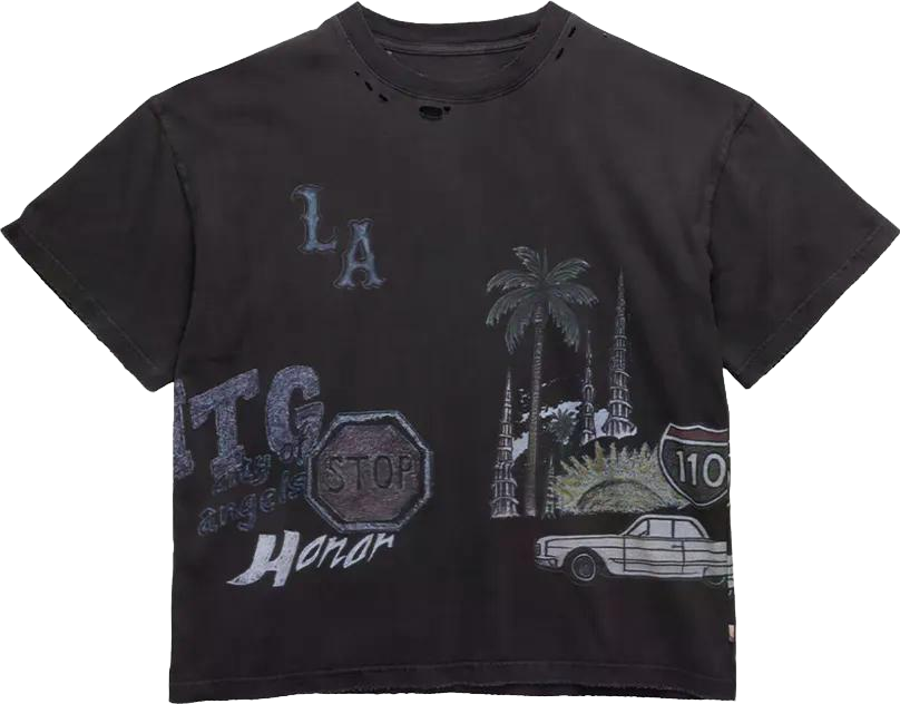 Chrome Hearts Los Angeles Excluisve Long Sleeve T-Shirt - White