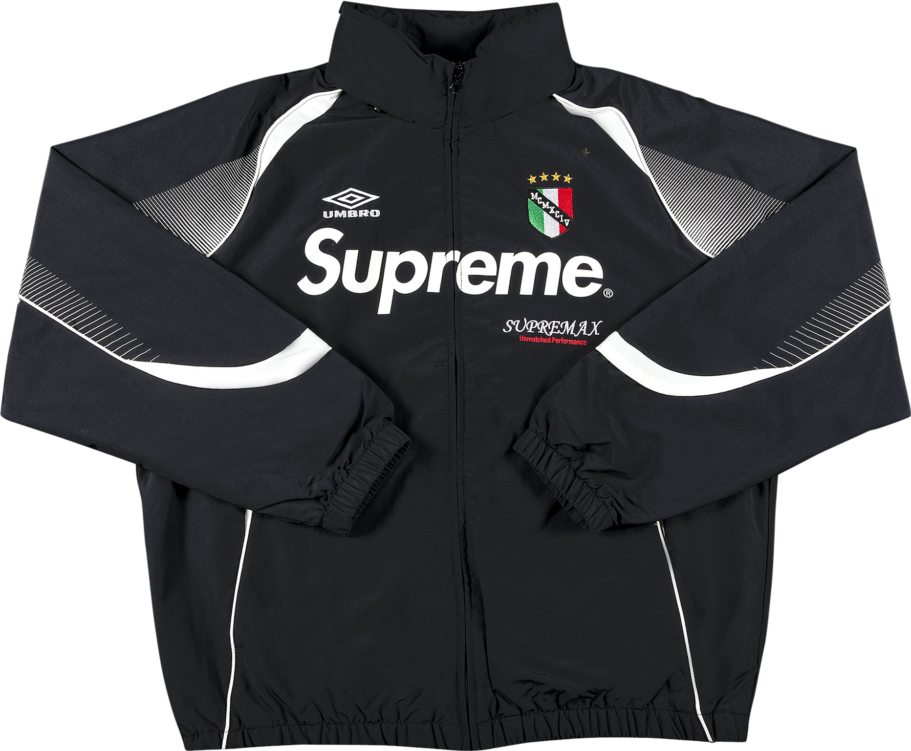 Supreme X Umbro Snap Sleeve Jacket - Black | Editorialist