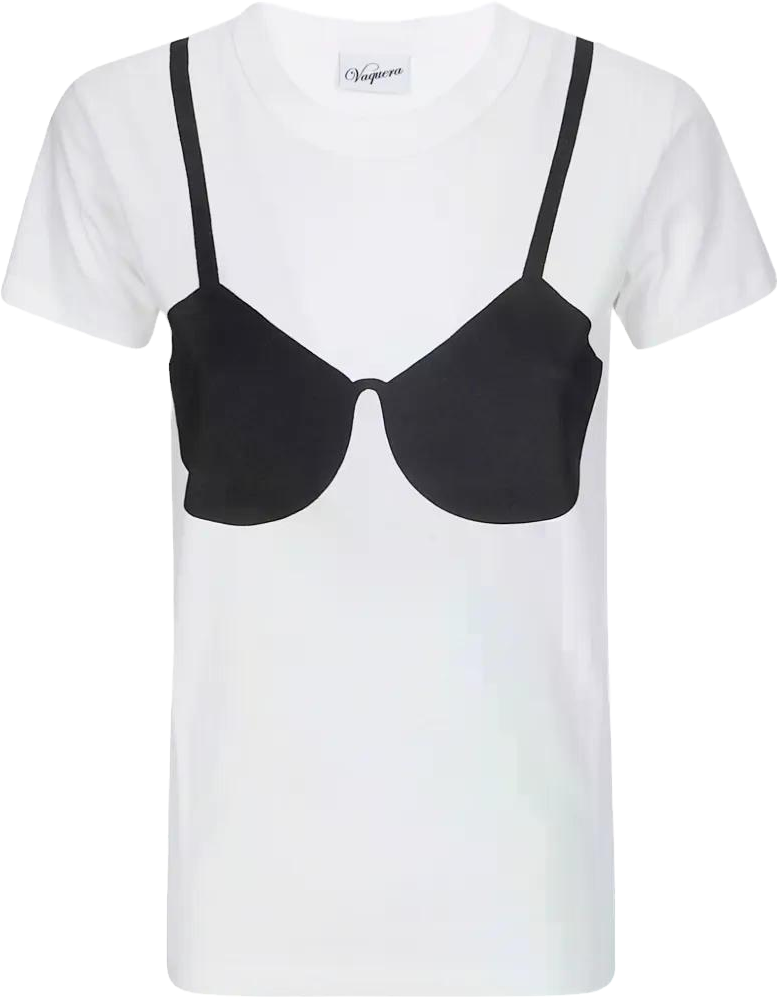 Buy Vaquera Bra Graphic T-shirt - White At 15% Off | Editorialist
