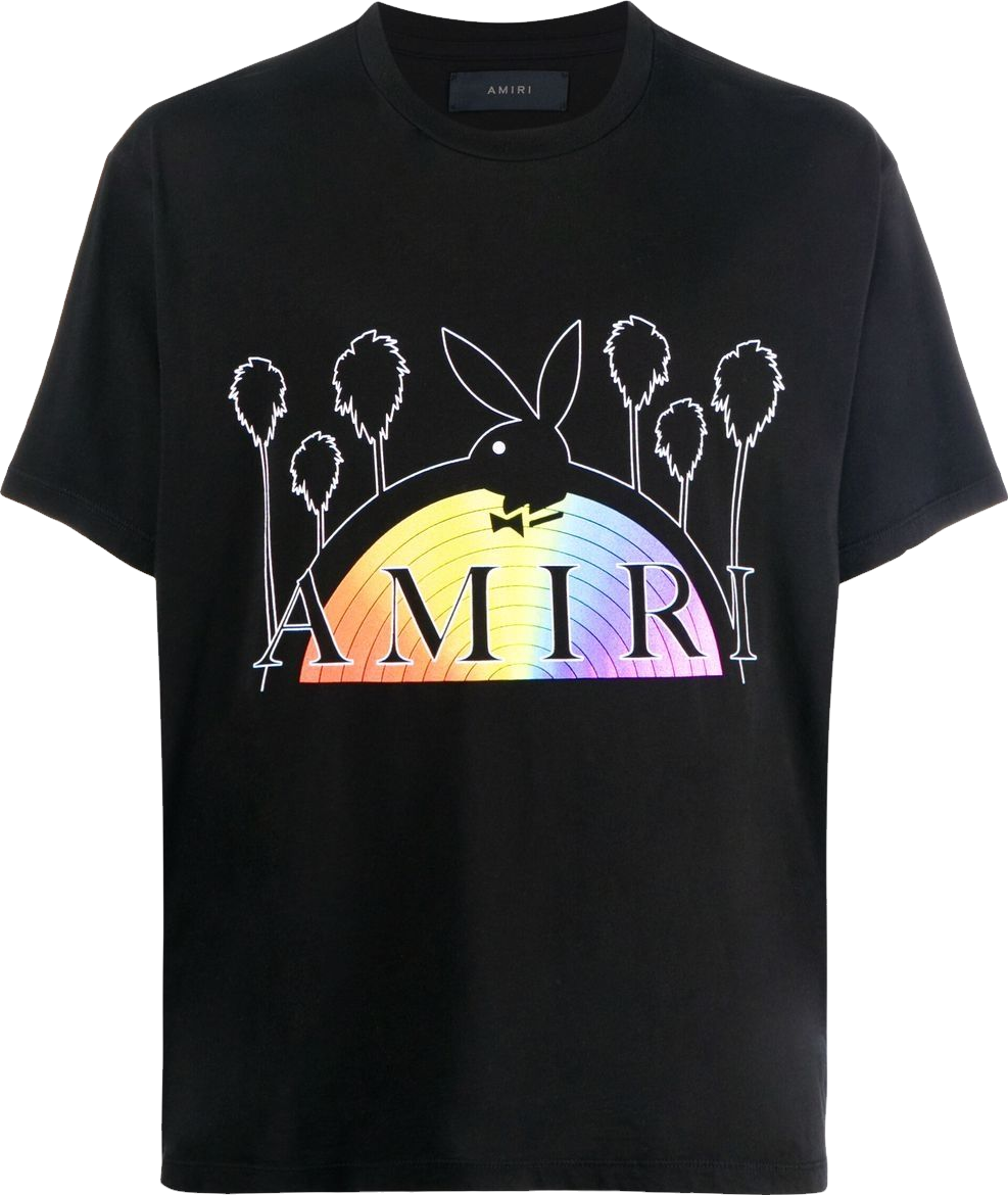 Buy Amiri X Playboy Cotton T-shirt - Black At 30% Off | Editorialist