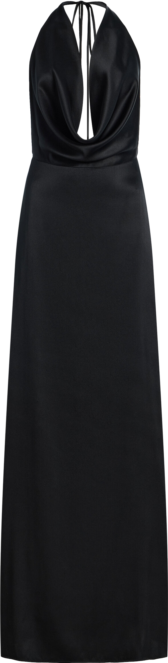 eterne vivian halter maxi dress - Blk Oversized