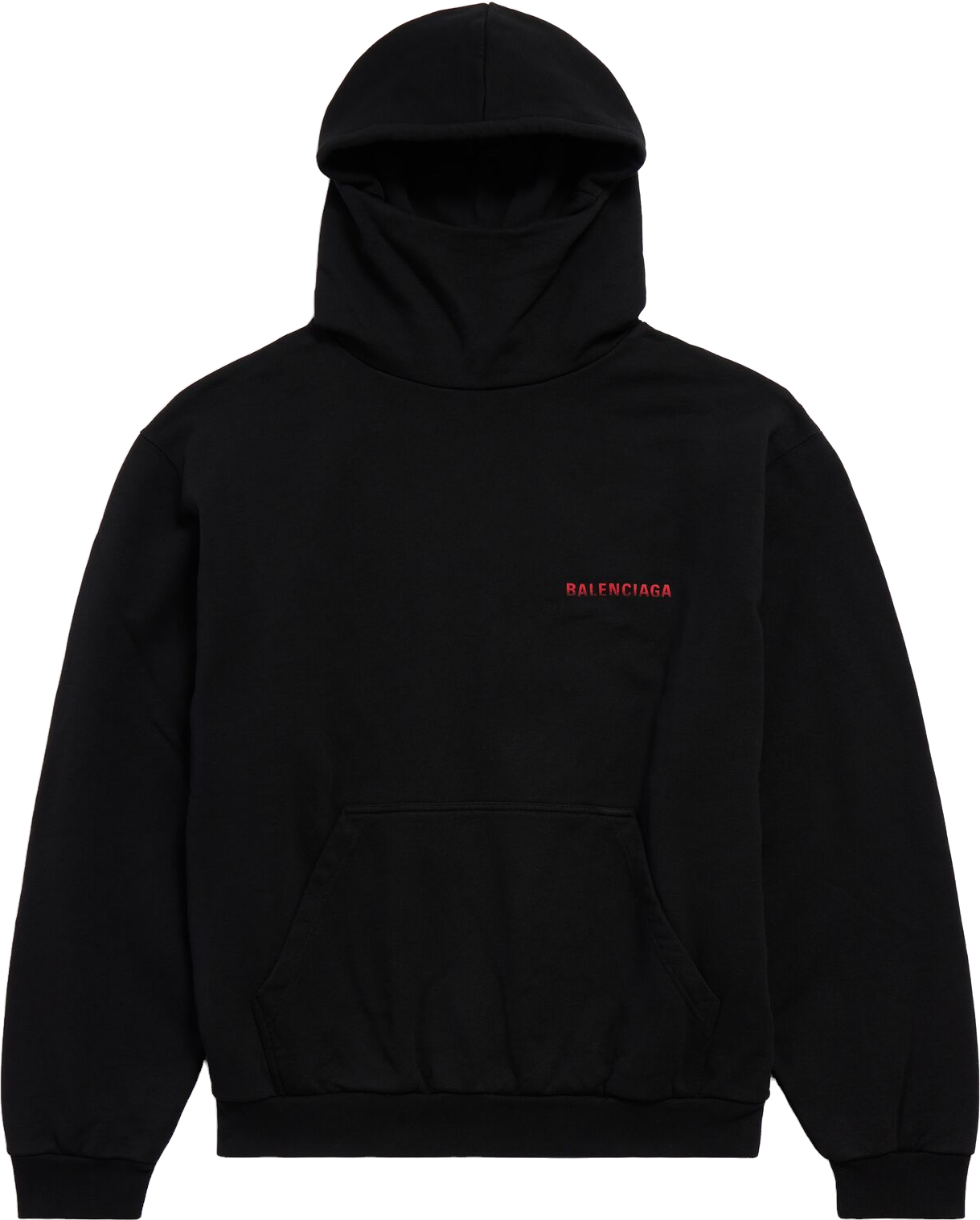 Balenciaga Rammstein Drop-Shoulder Hoodie - Black | Editorialist