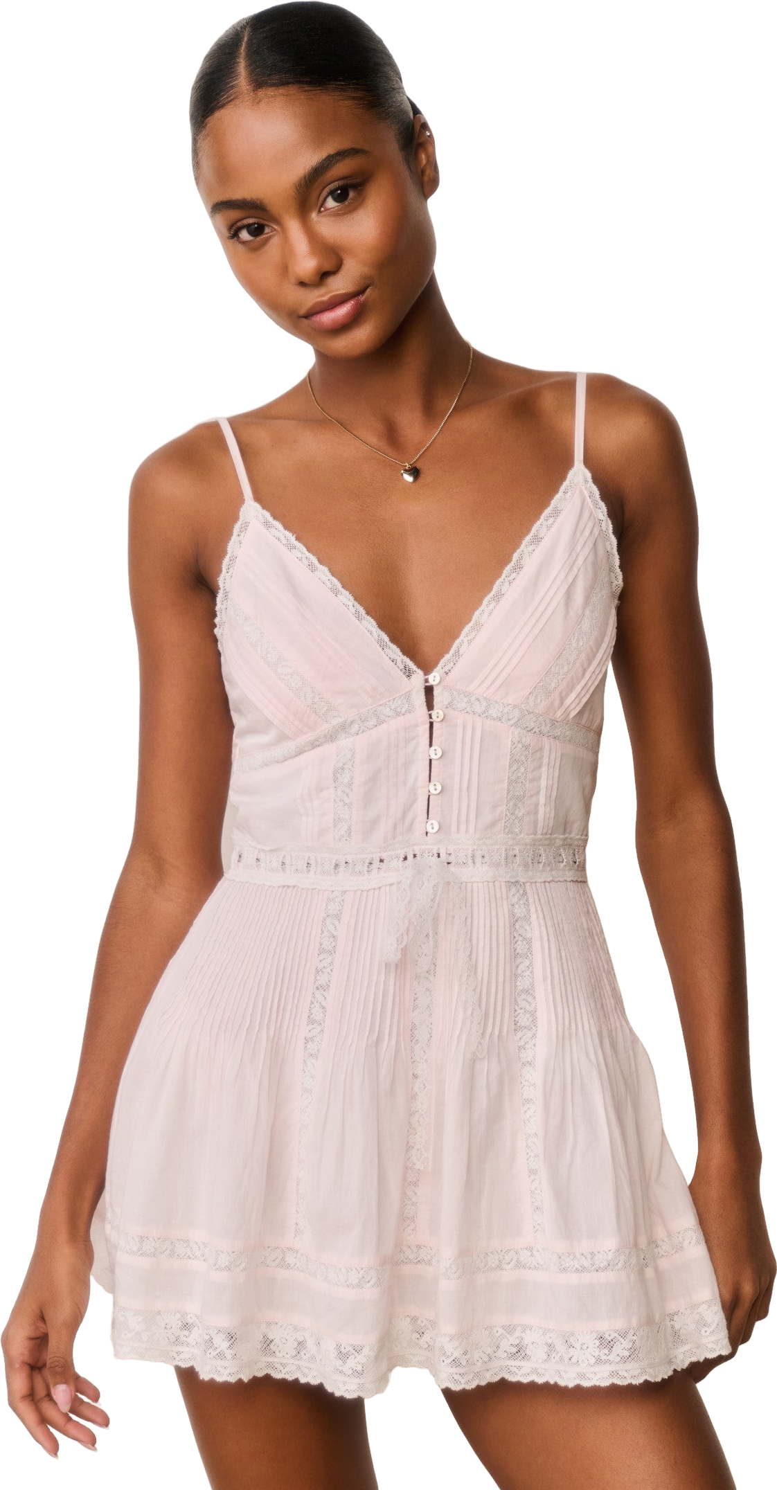 Buy LoveShackFancy Arleigh Stripe Mini Cotton Sundress - Pink Papershell At 60% Off
