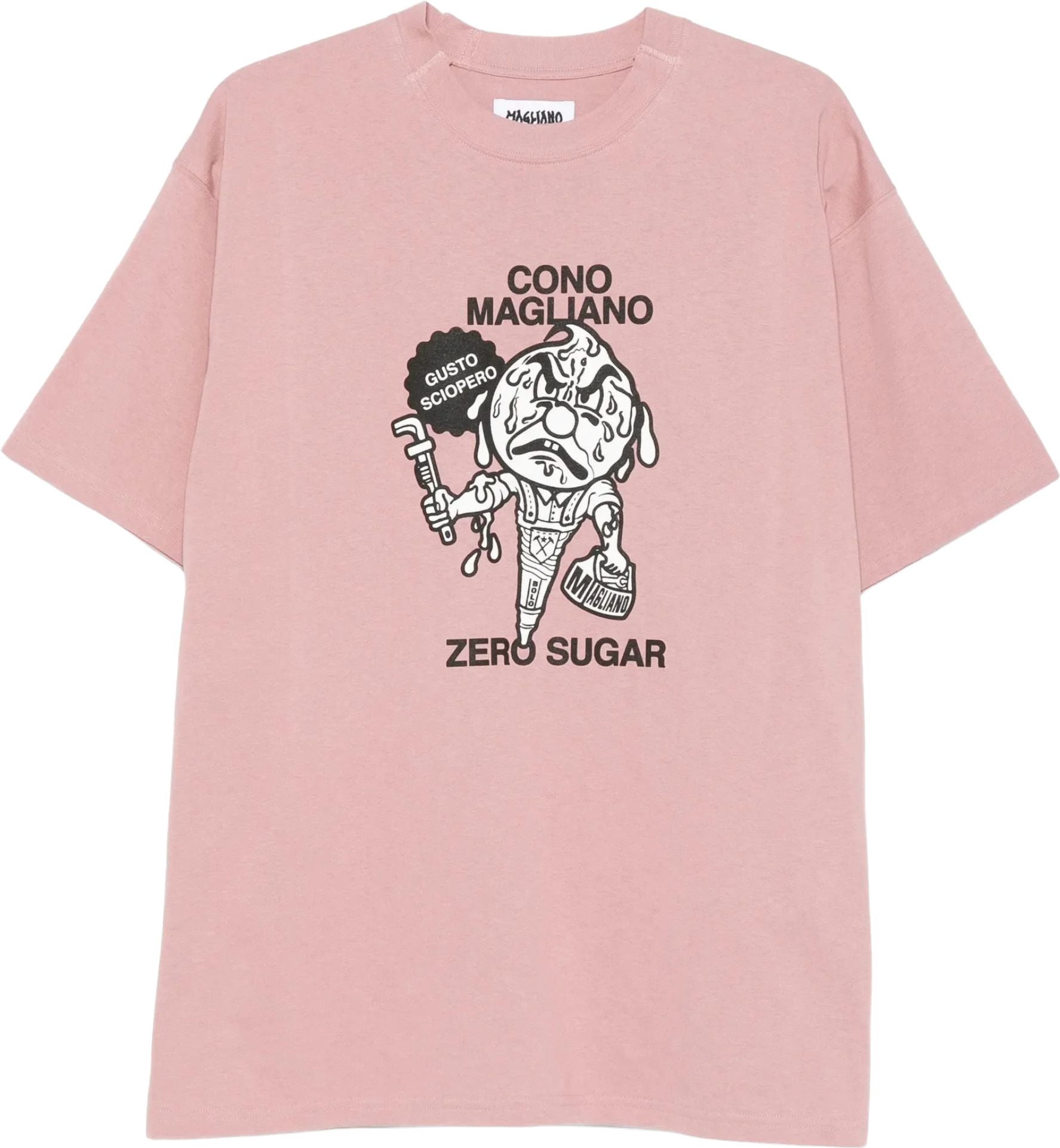 Magliano Graphic Cotton T-Shirt In Pink - 29% Off | Editorialist