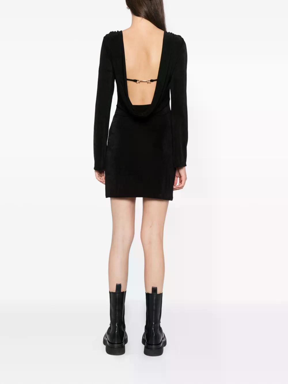 Reformation Vivien Knit Mini Dress - Black | Editorialist