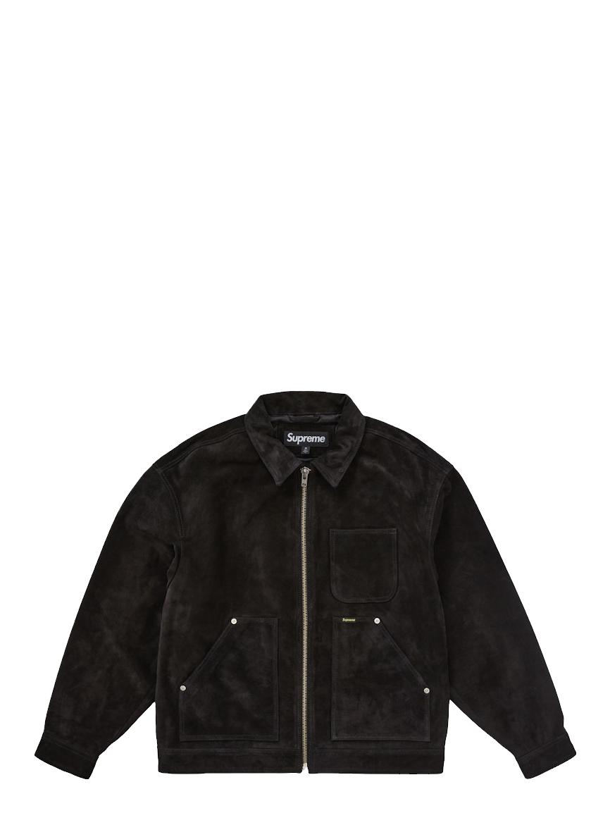Supreme Suede Work Jacket - Black | Editorialist