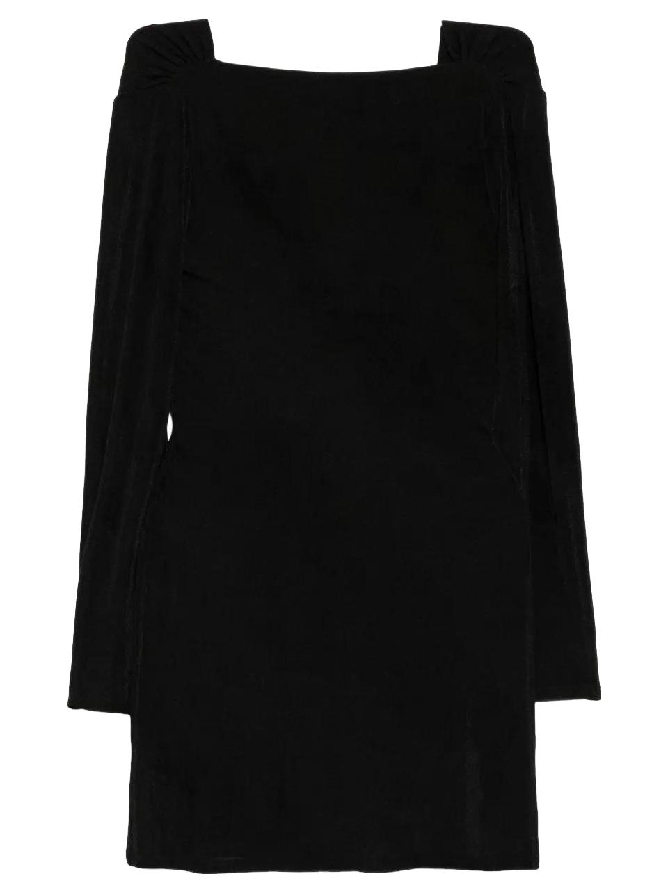 Reformation Vivien Knit Mini Dress - Black | Editorialist